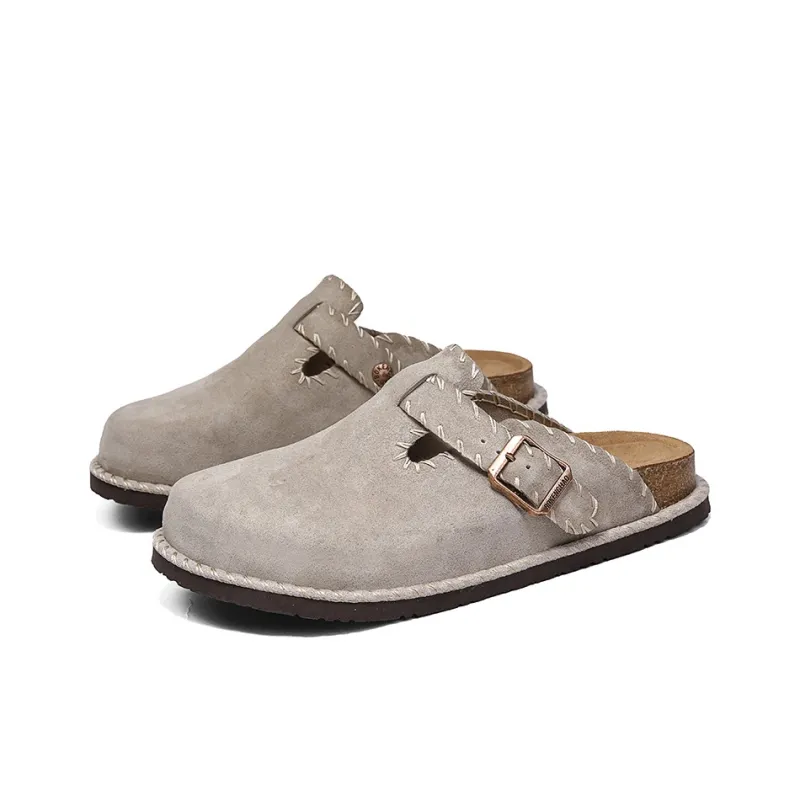 AMICNIEGD Slip Resistant Abrasion Resistant Closed Toe Slippers Unisex-8