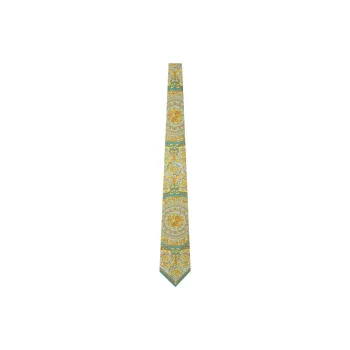 VERSACE Barocco patterned Silk Tie