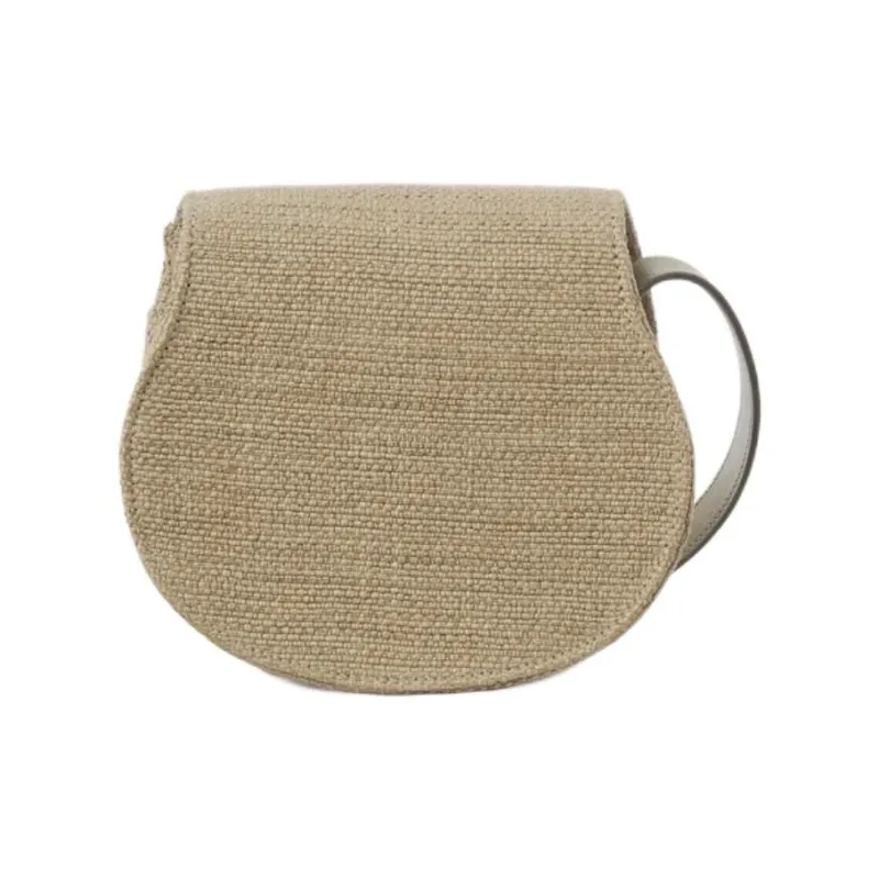 Chloe Marcie Cotton Shoulder Bag, Crossbody Bag Trumpets Women's Smoky Beige-2