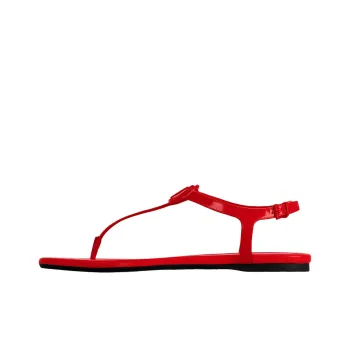 LOUIS VUITTON Sunkiss One Strap Sandals Women's Red