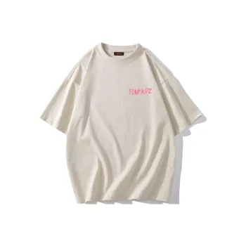 TONYKRZ T Shirt Unisex Light Beige Apricot