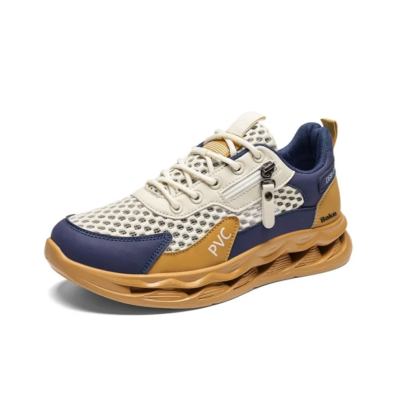 BAKE Shock Absorbers Slip Resistant Breathable Low Top Casual Shoes Men's-5
