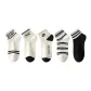 Mesh Letter Stripes Black