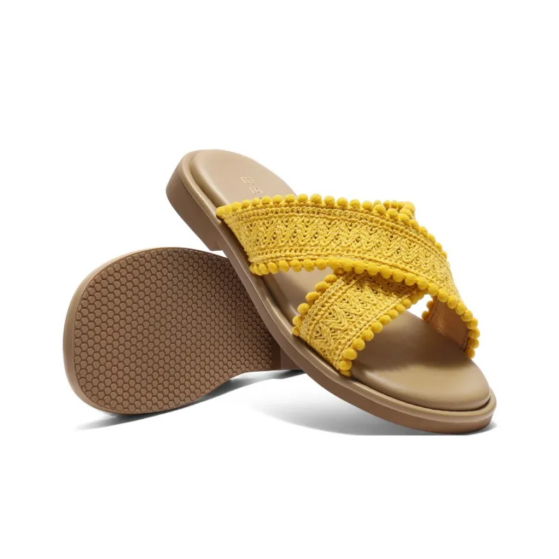 BELLE Slide Slippers Women's Ecru-9