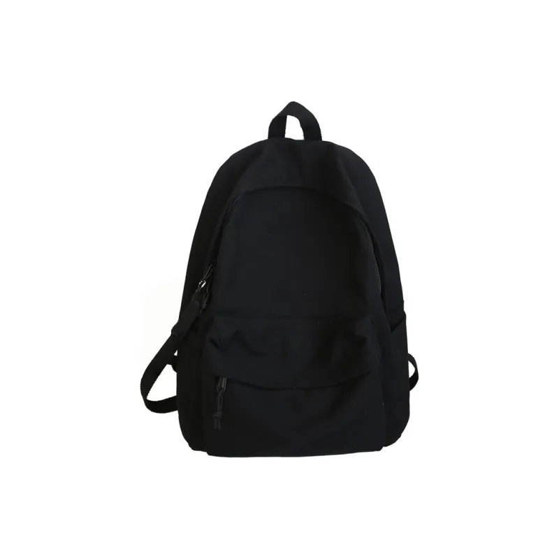 Vack Canvas Backpack Unisex White/Black/Blue-5