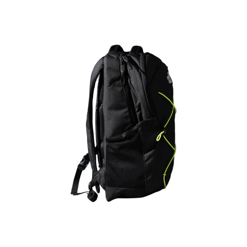 THE NORTH FACE Jester Polyester Backpack Unisex Black & Neon Green-2