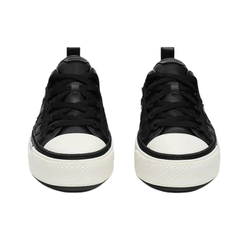 AMIRI Stars Court Low Top Skateboard Shoes Men's Black-4