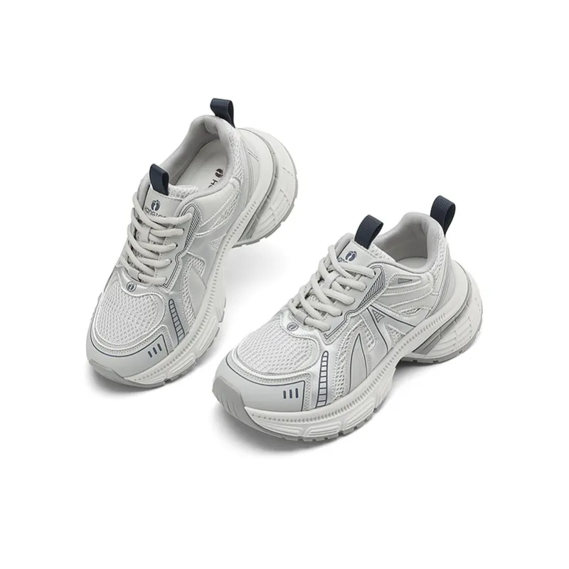 HANG TEN Chunky Sneakers Women's Low Top Gray-1