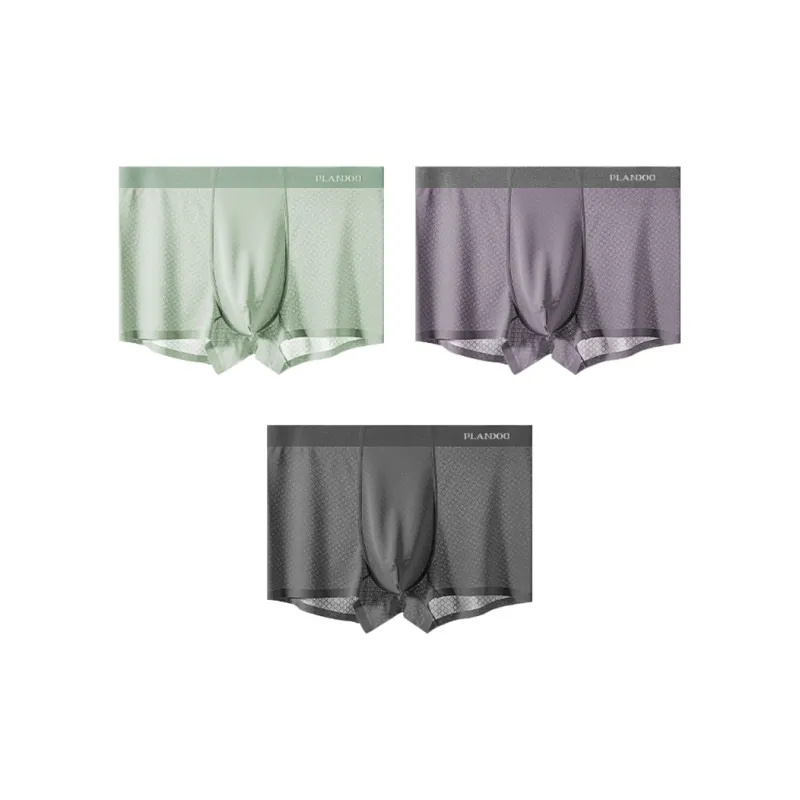 PLANDOO Underpants Men's 3 Pack-10