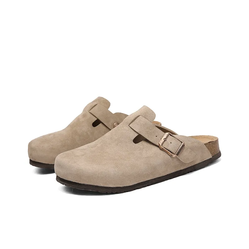 AMICNIEGD Slip Resistant Abrasion Resistant Closed Toe Slippers Unisex-26