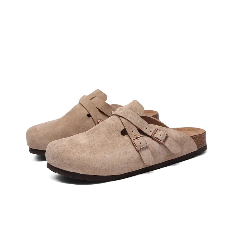 AMICNIEGD Slip Resistant Abrasion Resistant Closed Toe Slippers Unisex-21