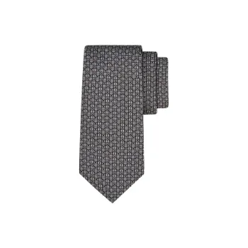 Ferragamo Gancini patterned Tie