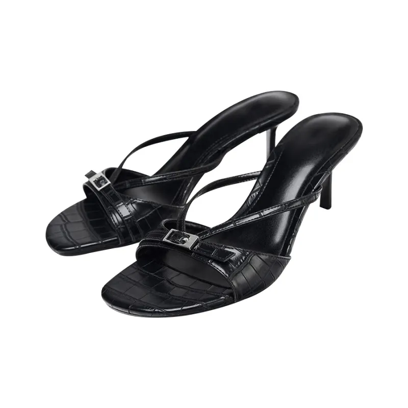 MCKP Slide Slippers Women's Black-4