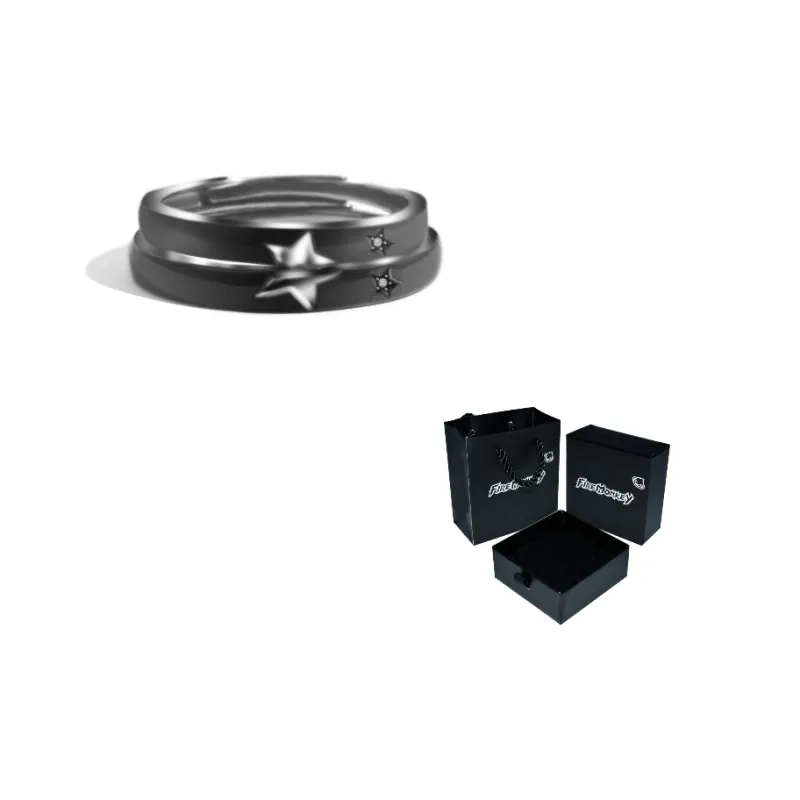 FireMonkey S999 Fine Silver Rings Unisex Custom Greeting Card-1