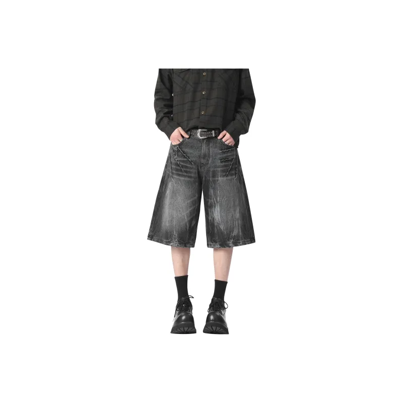 HONOR OF KINGS Denim Shorts Slogan Section Unisex-5