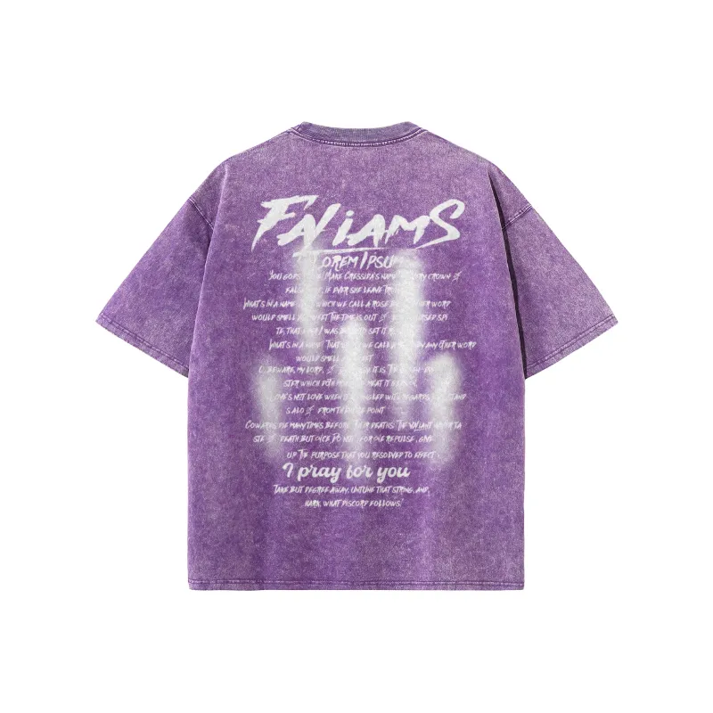 FALIAMS T Shirts Unisex Purple-1