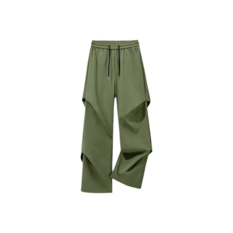 SOIE Cargo Pants Unisex Pink [Summer Cool Ice Silk Material]-36