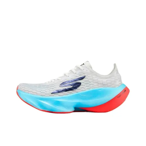 Skechers Aero Tempo Anti Slip Wear Resistant Low Top Casual Shoes Women's Gray Blue Red