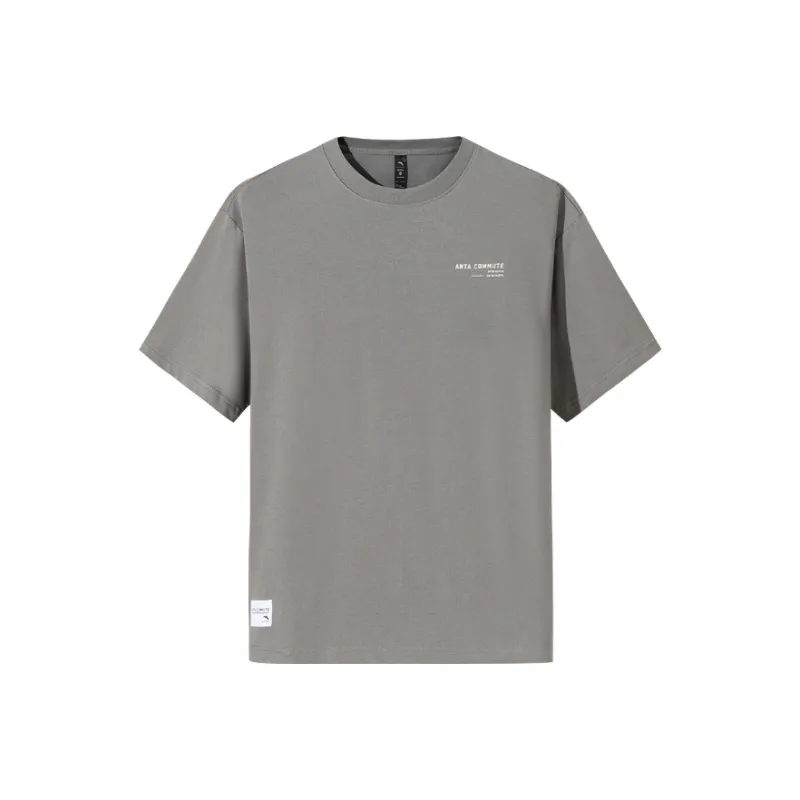 Anta Variety Training Collection T Shirt Men's Dusty Gray With Dust-0