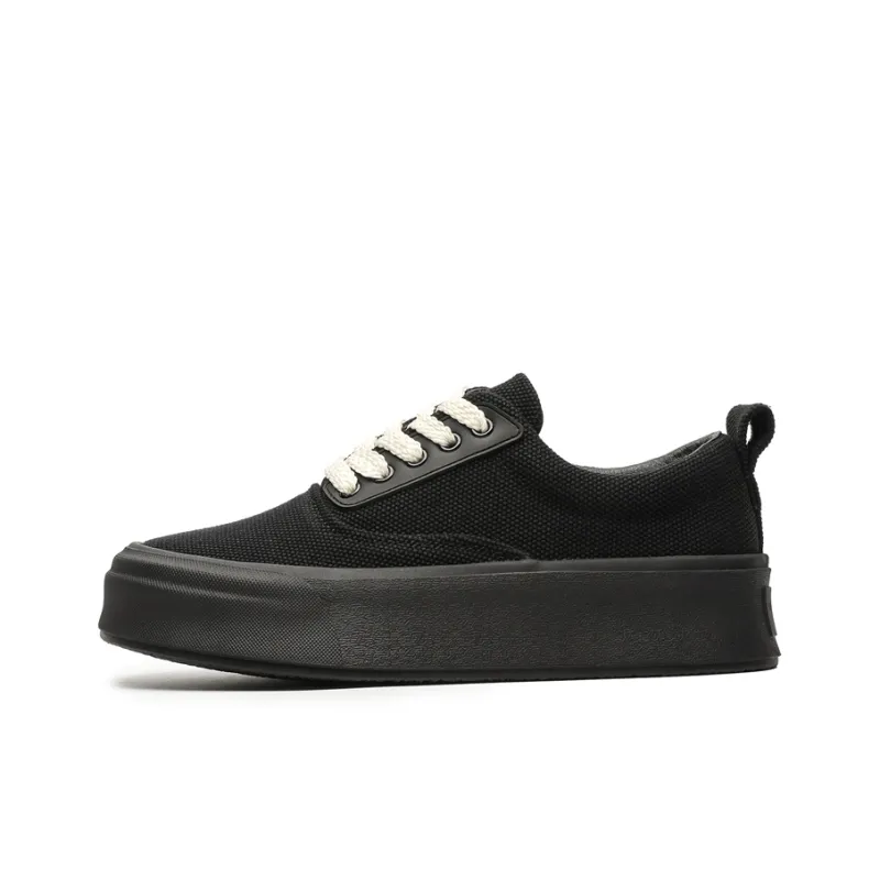 VAEL Low Top Skateboard Shoes Unisex Black-0