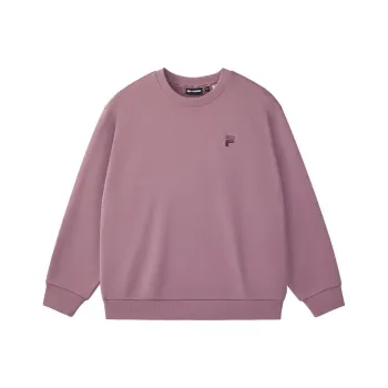 FILA FUSION FOBFUSION LIFE Sweatshirt Unisex Gray Pink Purple