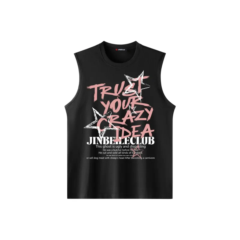 JINBEILE Tank Tops Unisex-0