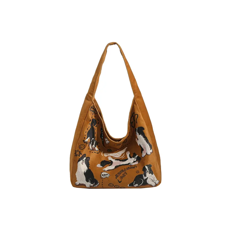 YUANTUZHE Canvas Bag, Tote Bag, Shoulder Bag Women's Multicolor-5