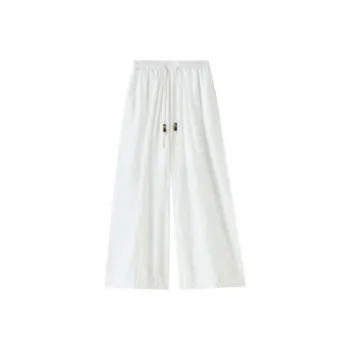 IDLE SOUL Casual Pants Women's White