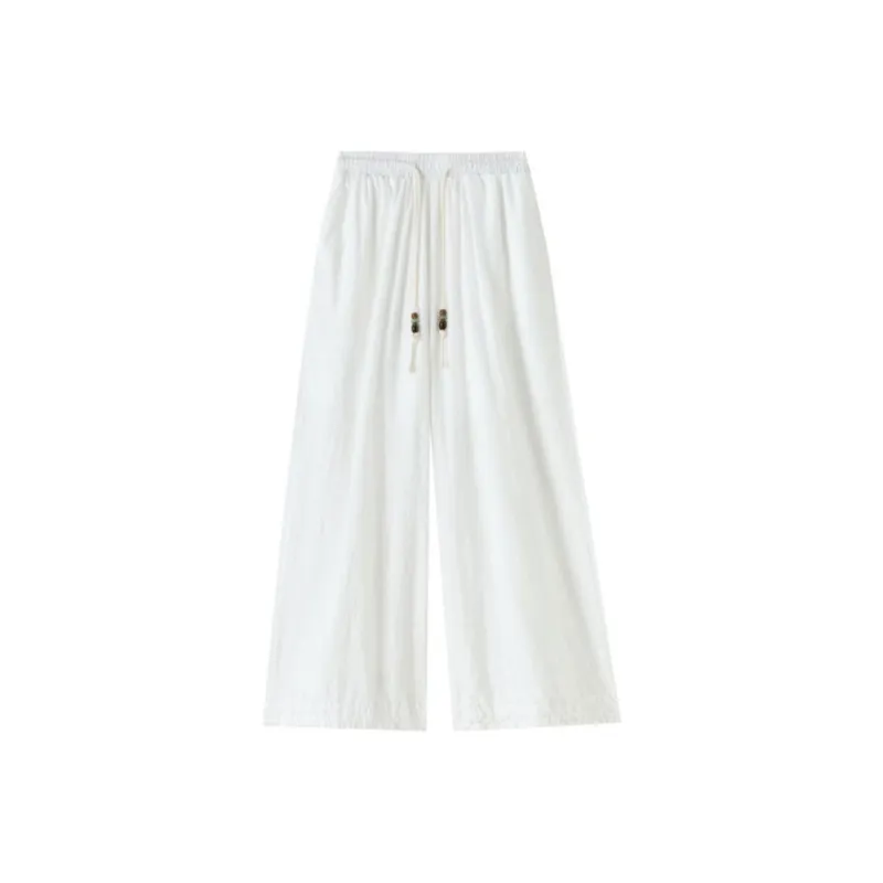 IDLE SOUL Casual Pants Women's White-0