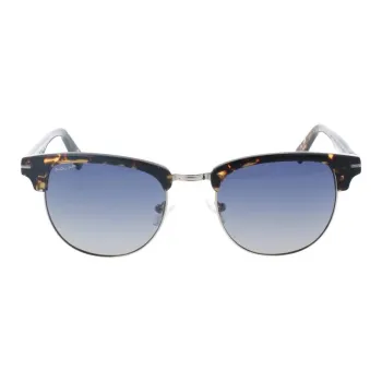 Polar Acetate Irregular Shape Sunglasses Unisex Black