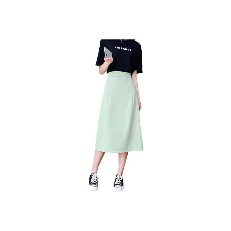 Mu Qingqing Casual Long Skirt Women's-7
