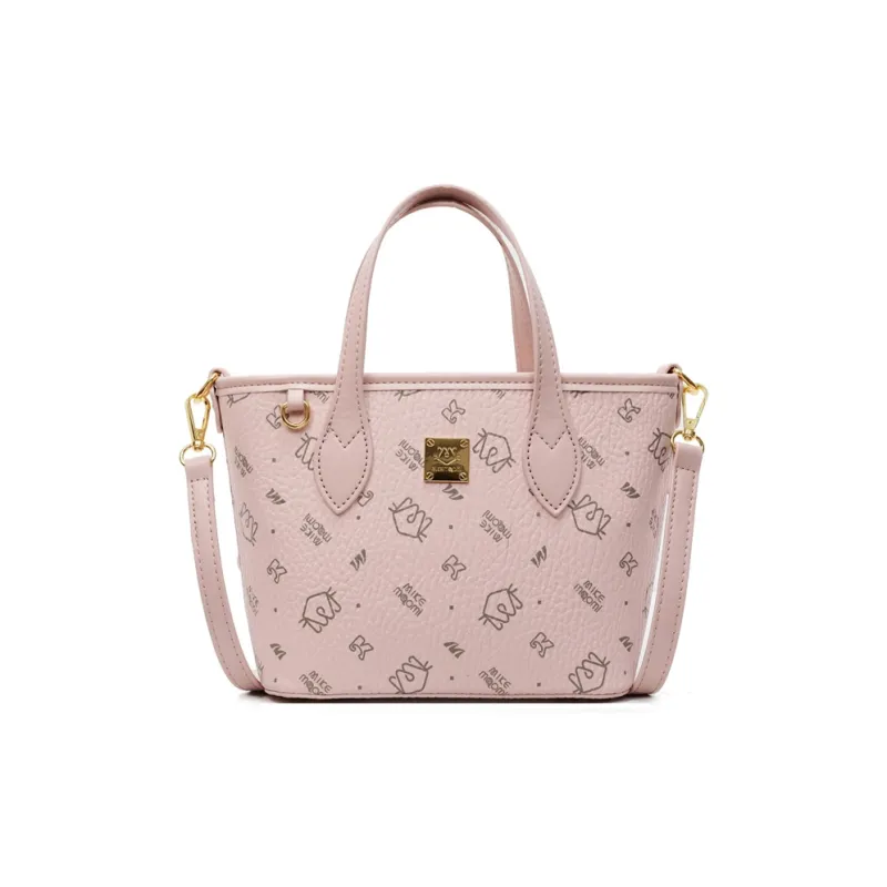 Teddy Bear Collection PU Tote Crossbody One Shoulder Handbag Women's Multicolor-0