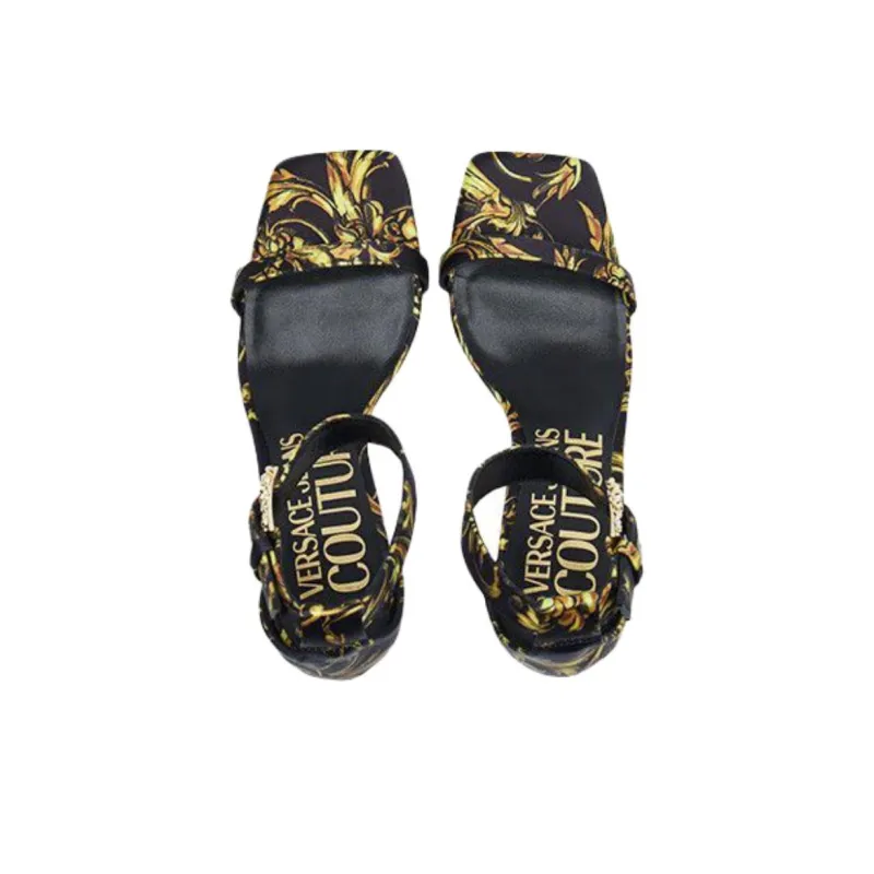 VERSACE JEANS COUTURE One Strap Sandals Women's Black-3