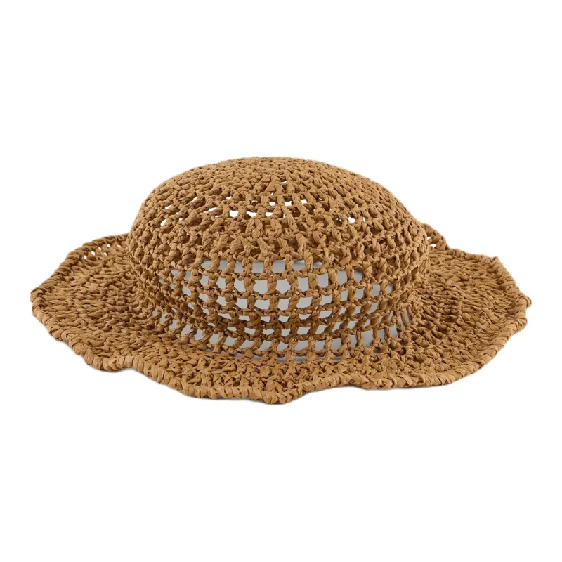 EMPORIO ARMANI Woven Viscose Cloche Hat-1