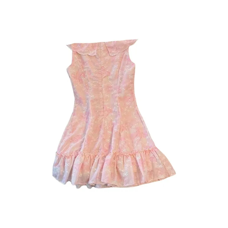 GOSO Sleeveless Dresses Women's Pink-2