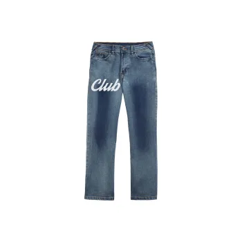 F.K.V.A Jeans Unisex Blue White