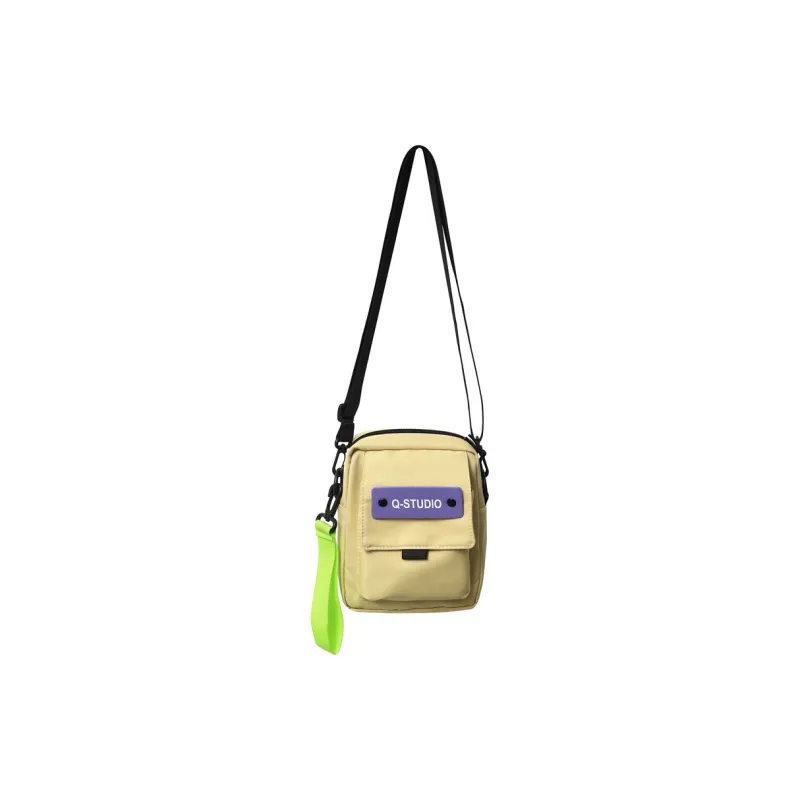Vack Nylon Crossbody Bag Regular Unisex White/Black/Khaki/Blue/Green-10