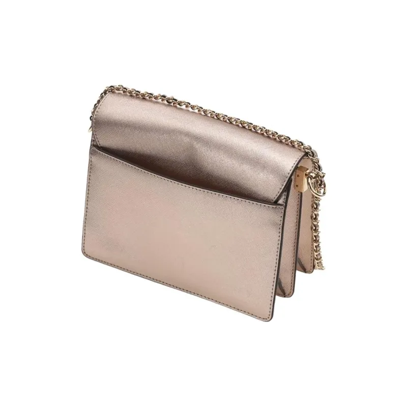 Burberry Leather Shoulder Bag Regular Women's Light Rose Gold-1
