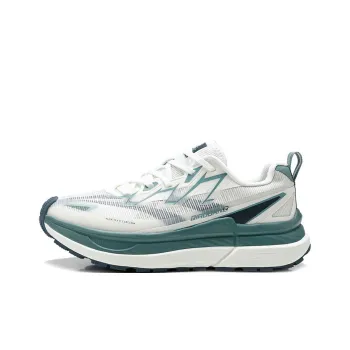 QIAODAN Dry Anti Slip Wear Resistant Low Top Casual Shoes Men's White Green