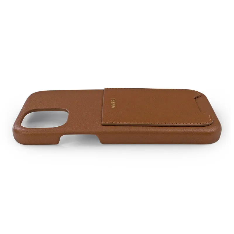 AMIRI Leather Material NAPPA Phone Cases Compatible With IPhone 12 Solid Color-1