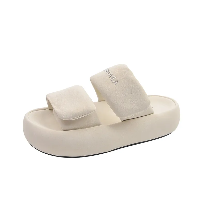 WUJI Rubber Sole Slip Resistant Abrasion Resistant Slide Slippers Women's-5