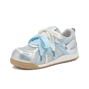 La Chapelle Abrasion Resistant Low Top Casual Shoes Women's Beige Blue