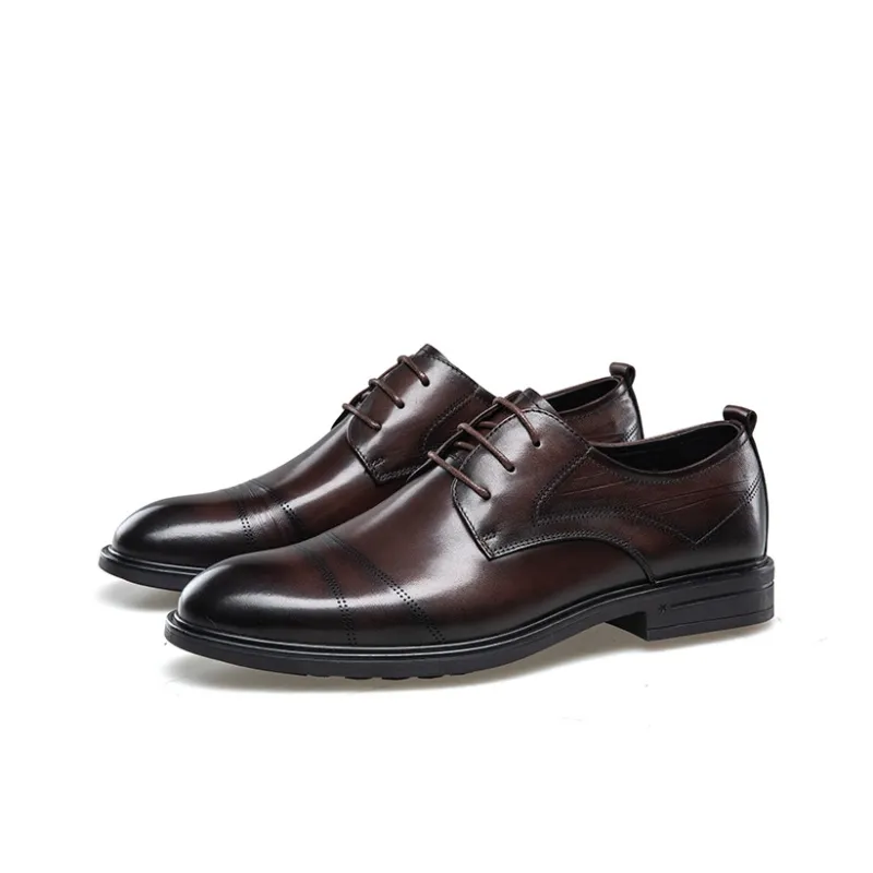 KANGNAI Dress Shoes Men Low Top-6