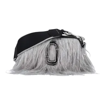 MARC JACOBS Acetate Camera Bags Crossbody Bag Shoulder Bag Regular Women's Silver Gray