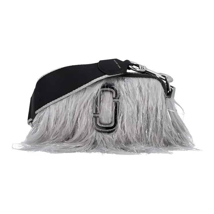 MARC JACOBS Acetate Camera Bags Crossbody Bag Shoulder Bag Regular Women's Silver Gray-0