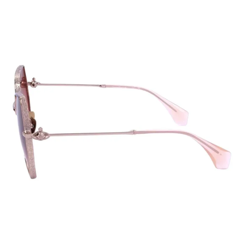 Vivienne Westwood Hardware Orb Hexagonal frame Sunglasses-2