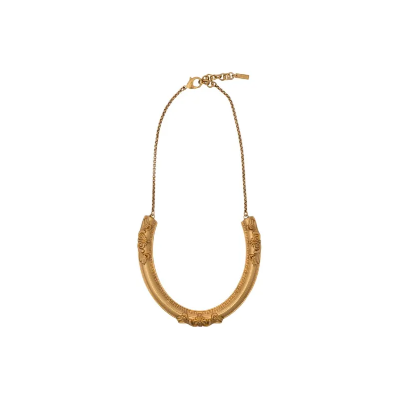 MOSCHINO Baroque motif Necklace-0