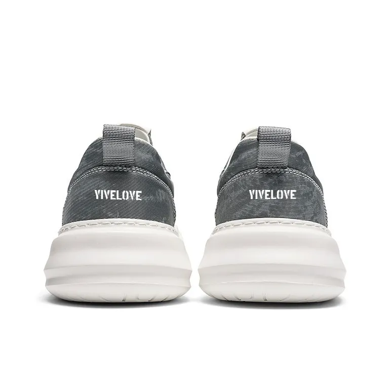 YIVELOVE Slip Resistant, Abrasion Resistant, Breathable Low Top Canvas Shoes Men's-10