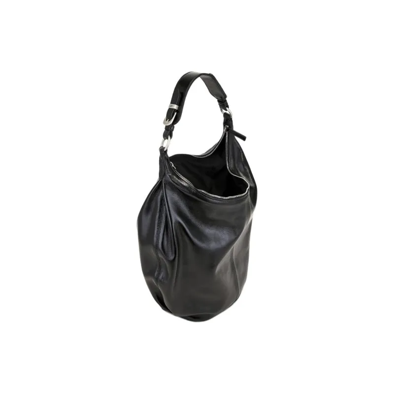 MARGESHERWOOD Patent Leather Shoulder Bag Women's Black-2