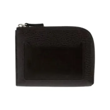 PORTER Leather Card Holder Unisex Black
